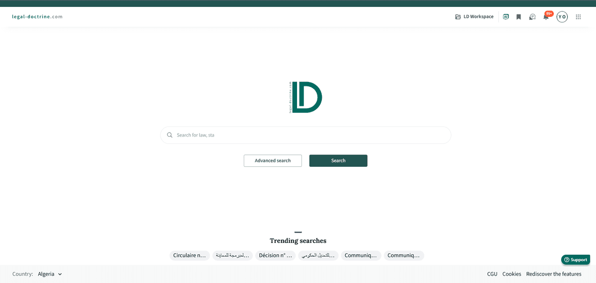 Legal Doctrine – AI-Powered Legal Research Platform